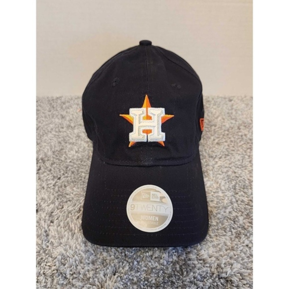 New Era 9Twenty Houston Astros MLB Women's Adjustable Strapback Cap Hat Navy